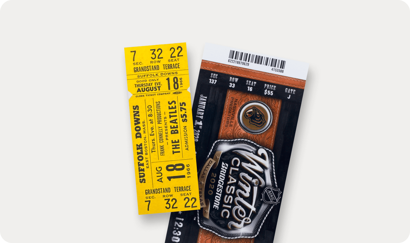 Every Ticket,Every Size
