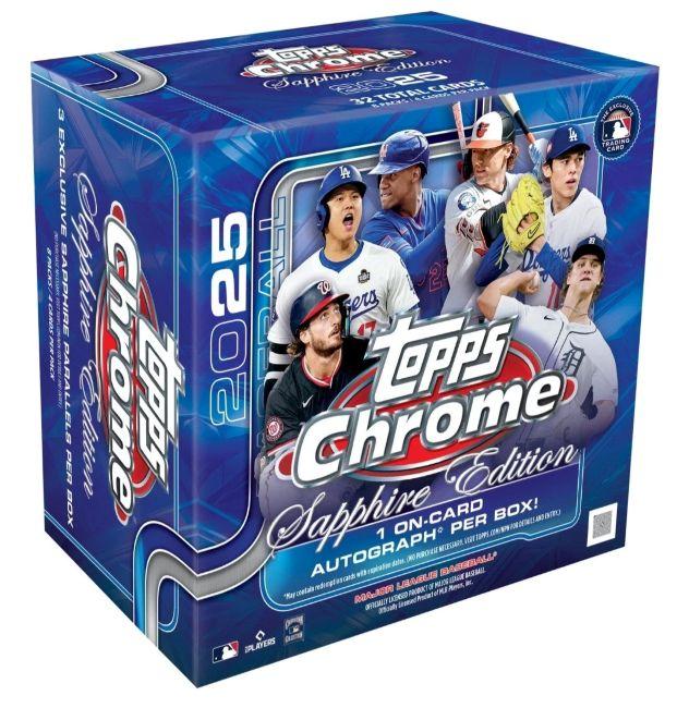 2025 Topps Chrome Sapphire Baseball Checklist, Team Set Lists and Details