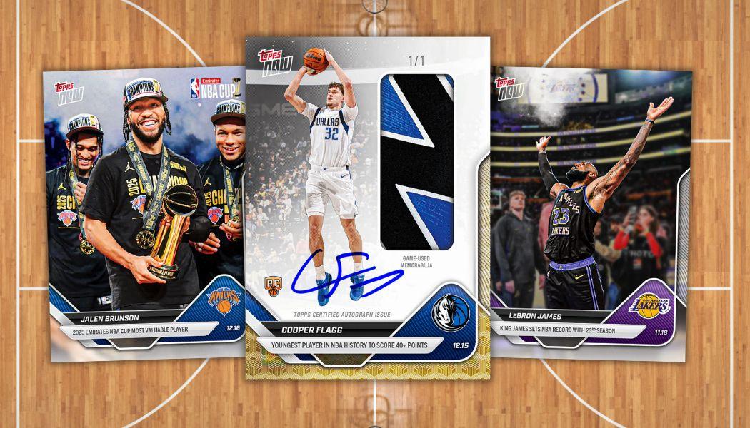 2025-26 Topps Now Basketball Checklist, Team Set Lists and Details