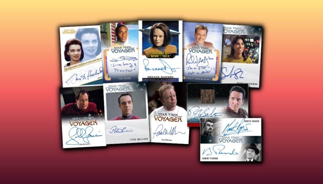 2026 Rittenhouse Star Trek Voyager Archives and Inscriptions Details
