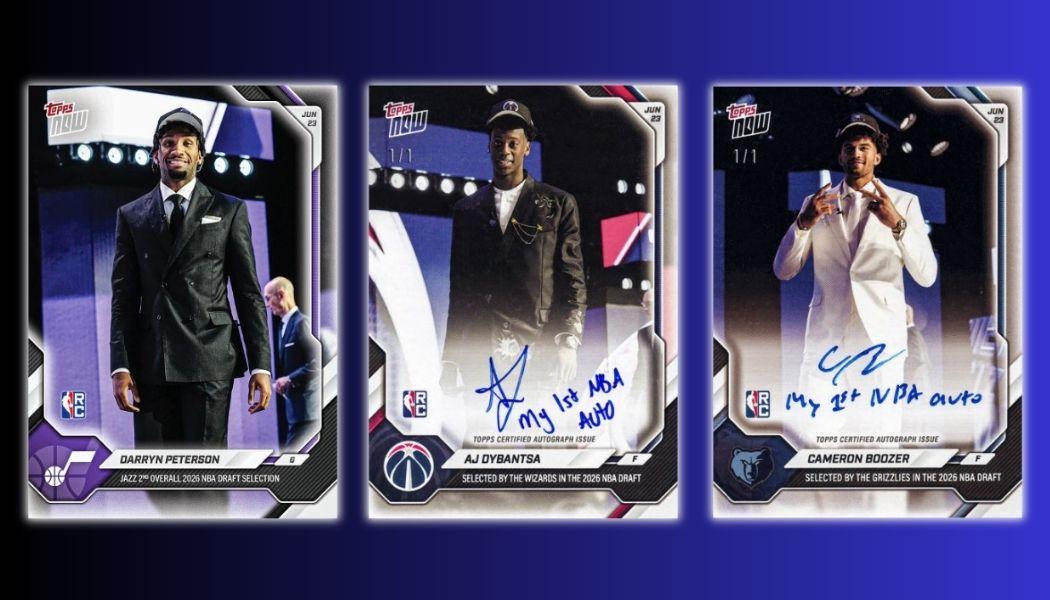 2026 Topps Now NBA Draft Checklist and Details